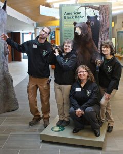 Friendly and knowledgeable staff at the Nature Center Nicandri Nature Center staff