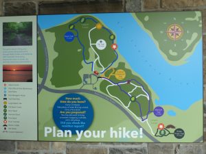 Nature Center Hiking Map